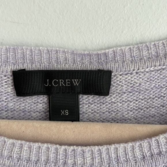 J. Crew wool blend drop shoulder scoop neck knit sweater sz XS - Picture 4 of 7